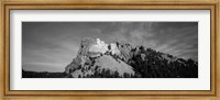 Framed Mt Rushmore National Monument and Black Hills