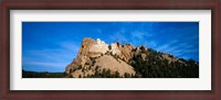 Framed Mt Rushmore National Monument and Black Hills, Keystone, South Dakota