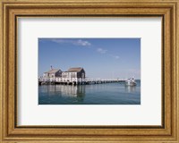 Framed Straight Wharf water taxi, Nantucket, Massachusetts