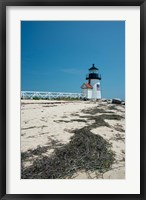 Framed Nantucket Brant Point lighthouse, Massachusetts