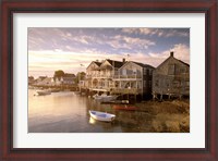 Framed Massachusetts, Nantucket Island, Old North Wharf