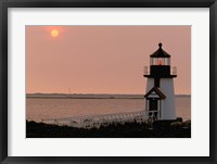 Framed Brant Point lighthouse, Nantucket