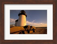 Framed Massachusetts, Nantucket, Brant Point lighthouse