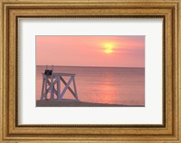 Framed Massachusetts, Nantucket, Jetties Beach Lifeguard