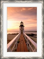 Framed Massachusetts Nantucket Island, Brand Point island