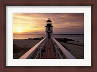 Framed Brant Point Lighthouse, Nantucket, Massachusetts