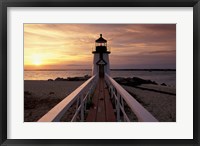 Framed Brant Point Lighthouse, Nantucket, Massachusetts