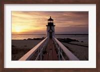 Framed Brant Point Lighthouse, Nantucket, Massachusetts