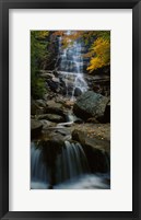 Framed Waterfall in a forest, Arethusa Falls, Crawford Notch State Park, New Hampshire, New England