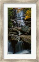 Framed Waterfall in a forest, Arethusa Falls, Crawford Notch State Park, New Hampshire, New England