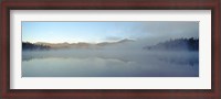 Framed Lake with mountain range in the background, Chocorua Lake, White Mountain National Forest, New Hampshire