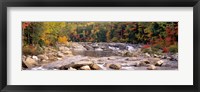 Framed New Hampshire, White Mountains National Forest, River flowing through the wilderness