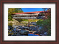 Framed Albany covered bridge over Swift River, White Mountain National Forest, New Hampshire