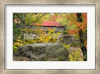 Framed Albany Bridge, White Mountain Forest, New Hampshire