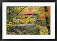 Framed Albany Bridge, White Mountain Forest, New Hampshire