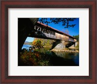 Framed New Hampshire, Blair Bridge, Pemigewasset River