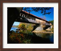 Framed New Hampshire, Blair Bridge, Pemigewasset River