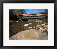Framed Albany Covered Bridge, White Mountain National Forest, New Hampshire