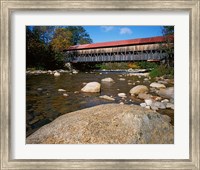 Framed Albany Covered Bridge, White Mountain National Forest, New Hampshire