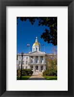 Framed Capitol building, Concord, New Hampshire