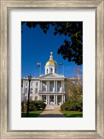 Framed Capitol building, Concord, New Hampshire