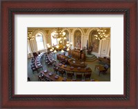 Framed Capitol building in Concord, New Hampshire