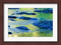 Framed Summer Reflections in the Waters of the Lamprey River, New Hampshire