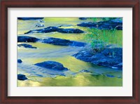 Framed Summer Reflections in the Waters of the Lamprey River, New Hampshire