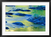 Framed Summer Reflections in the Waters of the Lamprey River, New Hampshire