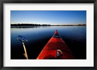 Framed Kayaking in Little Harbor, Odiorne Point State Park, New Hampshire