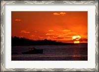 Framed Sunrise at the Mouth of Piscataqua River, New Hampshire