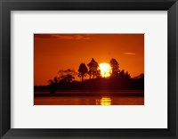 Framed Sunrise over Odiorne Point, New Hampshire