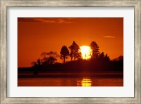 Framed Sunrise over Odiorne Point, New Hampshire