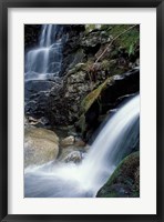 Framed Coosauk Falls, Bumpus Brook, White Mountain National Forest, New Hampshire