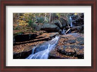 Framed Champney Brook in White Mountains, New Hampshire