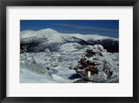 Framed Appalachian Trail in Winter, White Mountains' Presidential Range, New Hampshire