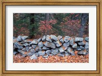 Framed Stone Wall next to Sheepboro Road, New Hampshire