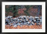 Framed Stone Wall next to Sheepboro Road, New Hampshire