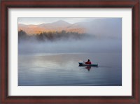 Framed Kayaking on Chocorua Lake, New Hampshire