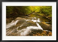 Framed Autumn stream, New Hampshire