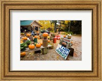 Framed Farm stand, Holderness, New Hampshire