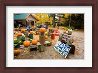 Framed Farm stand, Holderness, New Hampshire