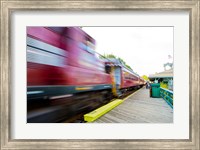 Framed Scenic railroad, Laconia, New Hampshire