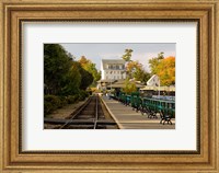 Framed Scenic railroad at Weirs Beach, New Hampshire
