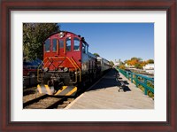 Framed Scenic railroad, Weirs Beach, Laconia, New Hampshire