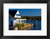Framed Wolfeboro Dockside Grille on Lake Winnipesauke, Wolfeboro, New Hampshire