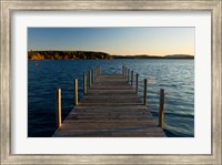 Framed View of  a Lake, New Hampshire