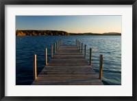 Framed View of  a Lake, New Hampshire