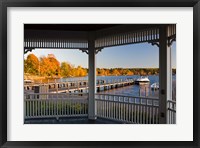 Framed View of Lake Winnipesauke, Wolfeboro, New Hampshire