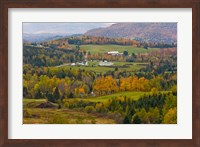 Framed Route 145 in Stewartstown, New Hampshire